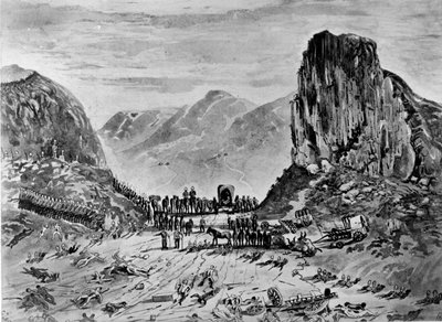 Isandhlwana after the Battle, 1879 by English School