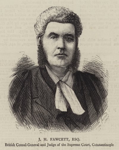 J H Fawcett, Esquire by English School