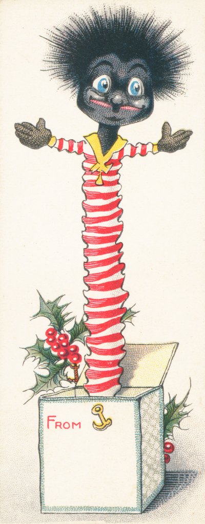 Jack In The Box, Christmas Card by English School