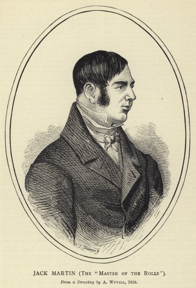 Jack Martin, the Master of the Rolls by English School
