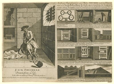 Jack Shepherd and His Escapes by English School