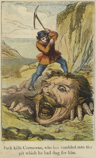Jack Kills Cormoran Who Has Tumbled into the Pit Which He Had Dug for Him by English School