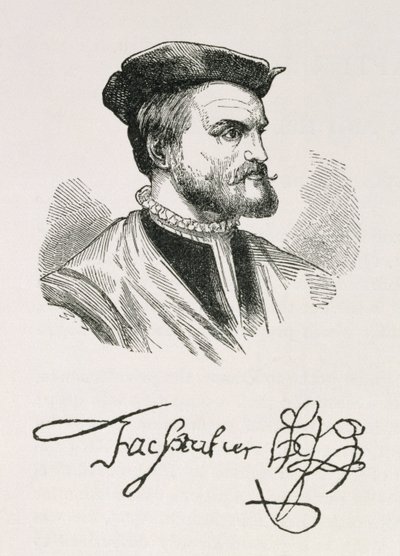 Jacques Cartier illustration from Volume IV of 