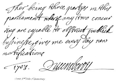 James, 2nd Duke of Queensbury by English School