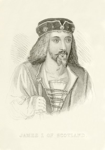 James I of Scotland by English School