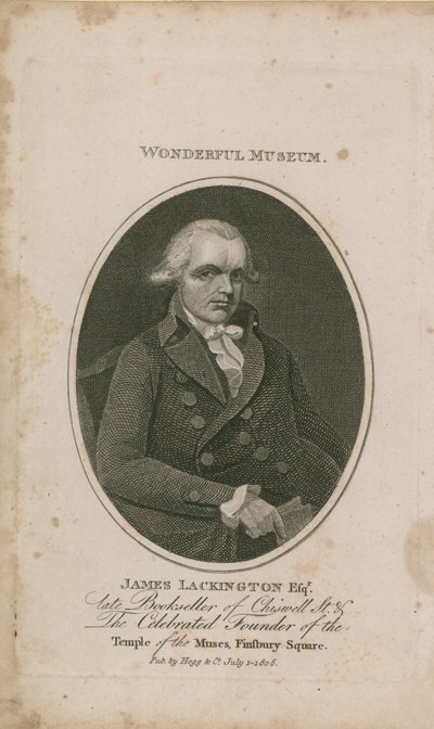 James Lackington by English School
