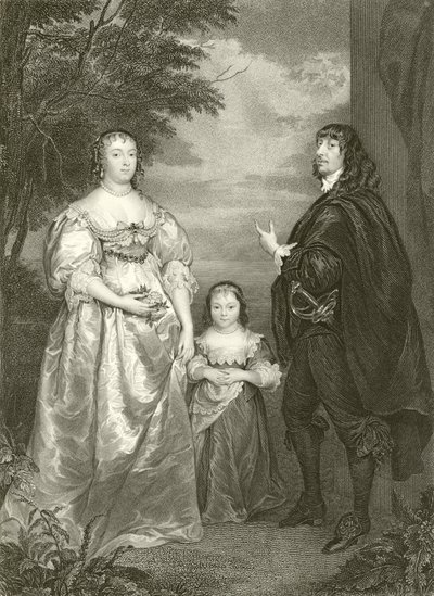James Stanley 7th, Earl of Derby and Charlotte de la Tremouille, his Countess by English School