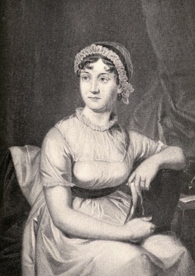 Jane Austen (1775-1817) illustration from 