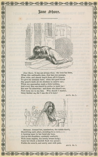 Jane Shore by English School