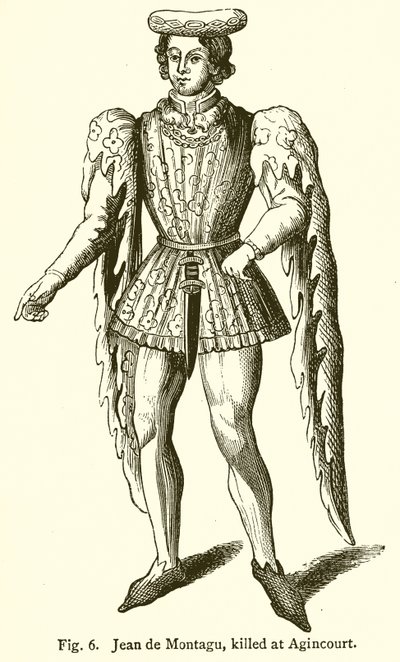 Jean de Montagu, Killed at Agincourt by English School