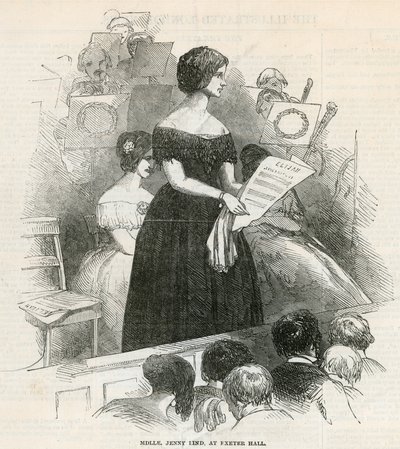 Jenny Lind at Exeter Hall by English School