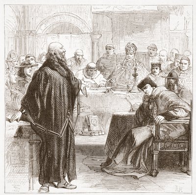 Jerome speaking at his trial by English School