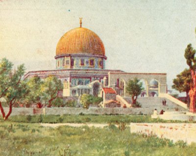 Jerusalem, The Dome of the Rock by English School