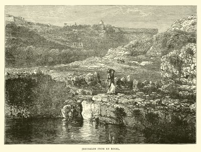 Jerusalem from En Rogel by English School