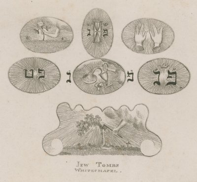 Jew Tombs, Whitechapel by English School