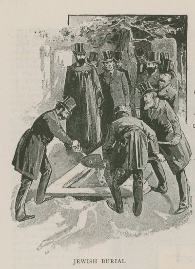 Jewish Burial by English School