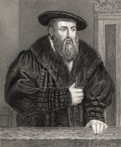 Johannes Kepler from Gallery of Portraits, published in 1833 by English School