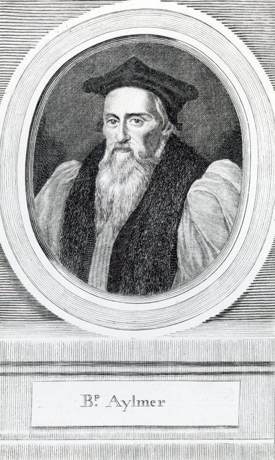 John Aylmer, Lord Bishop of London (1521-94) by English School