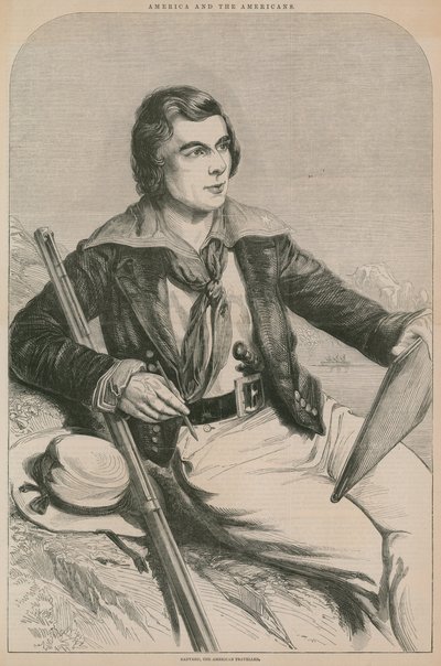 John Banvard, the American Traveller by English School
