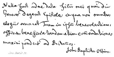 John Baptist Ott by English School
