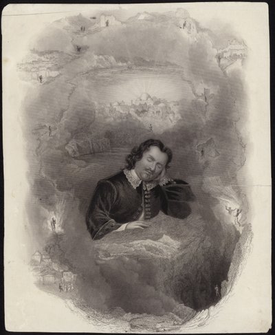 John Bunyan, dreaming by English School