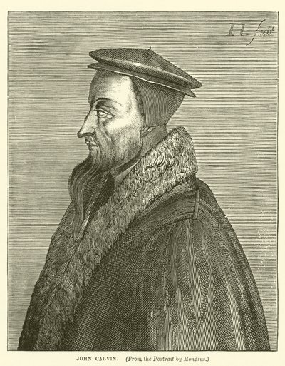 John Calvin by English School