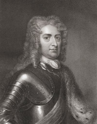 John Churchill 1st Duke of Marlborough from Gallery of Portraits, published in 1833 by English School