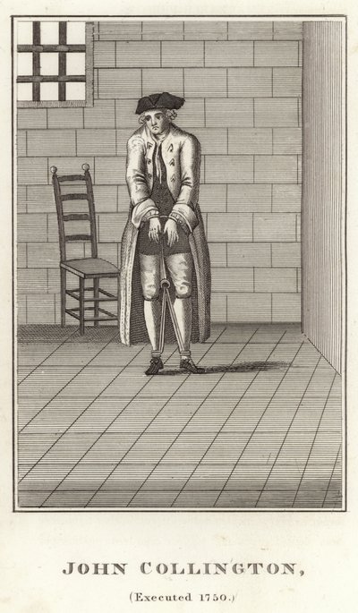 John Collington, Executed 1750 by English School