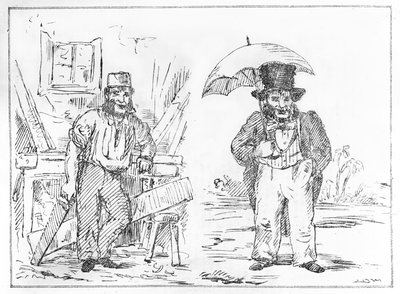 John Dobbs in England and India from the Delhi Sketchbook by English School