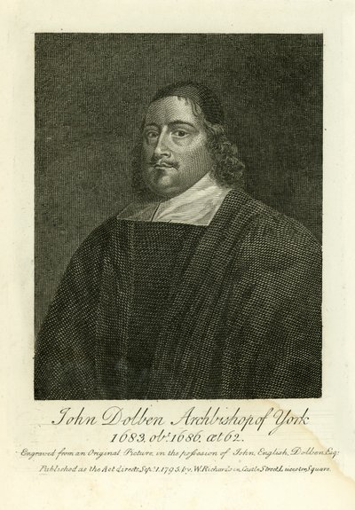 John Dolben, Archbishop of York by English School