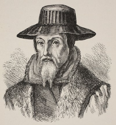 John Foxe, illustration from The Church of England: A History for the People by H.D.M. Spence-Jones by English School