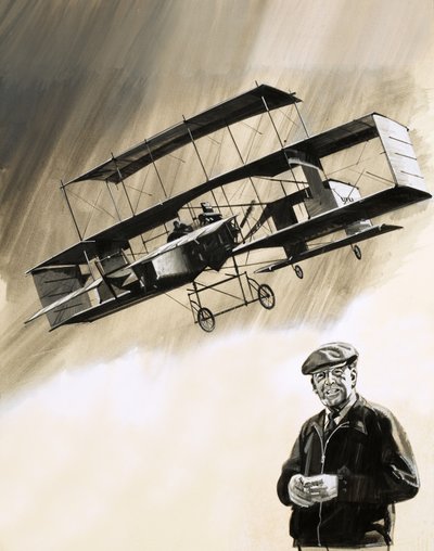 John Moore-Brabazon, the First Englishman to Fly in England by English School