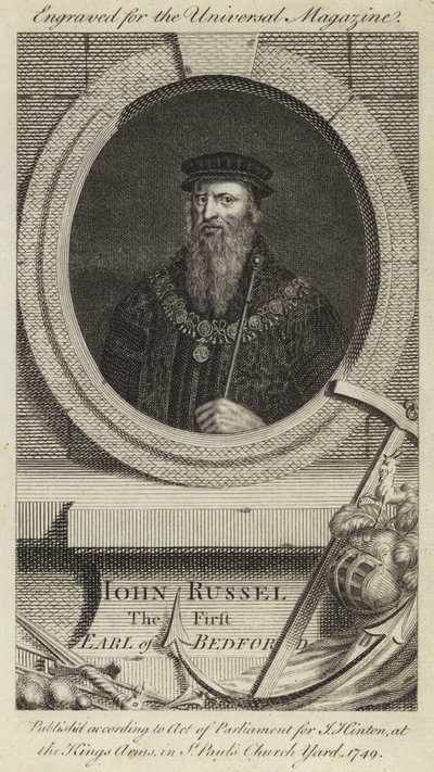 John Russell, The First Earl of Bedford by English School