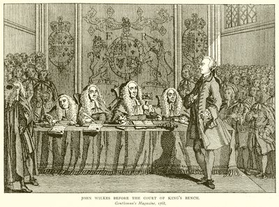 John Wilkes before the Court of King