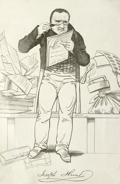 Joseph Hume, Scottish doctor, politician and Radical MP by English School