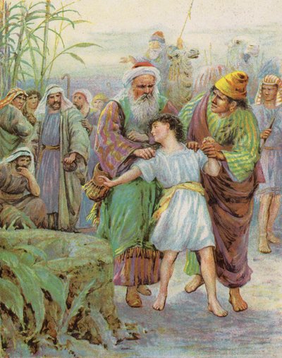 Joseph Sold into Captivity by English School