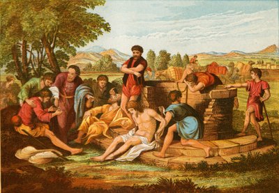 Joseph Sold by his Brethren by English School