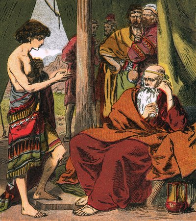 Joseph with Jacob by English School