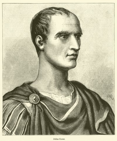 Julius Caesar (engraving) by English School