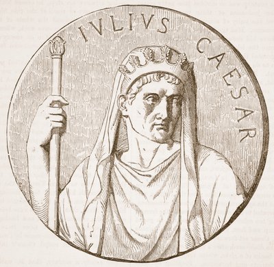 Julius Caesar, illustration from Cassell