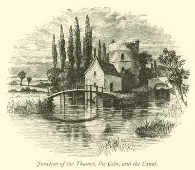 Junction of the Thames, the Coln, and the Canal by English School