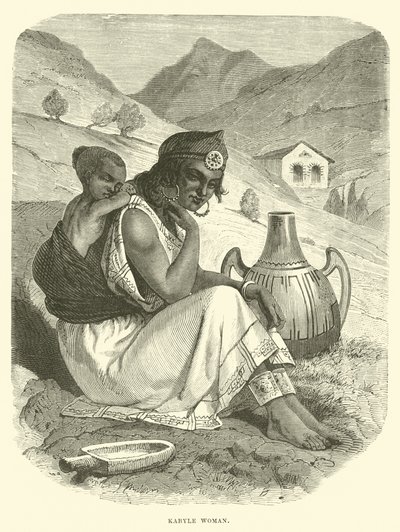 Kabyle Woman by English School