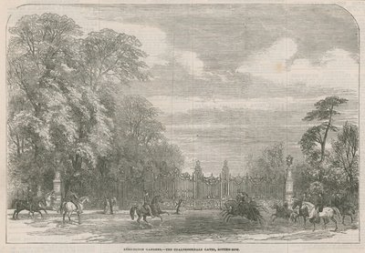Kensington Gardens, the Coalbrookdale Gates, Rotten Row, London by English School