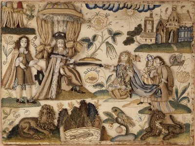 King Ahasuerus and Queen Esther, c.1660 by English School