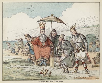 King Canute and His Courtiers by English School