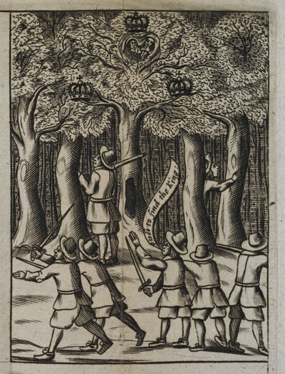 King Charles II hiding in Boscobel Woods, from 