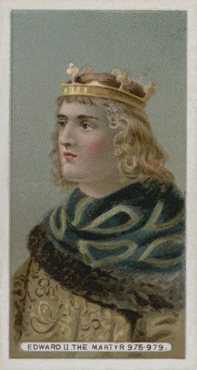 King Edward II The Martyr by English School