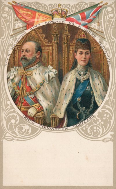 King Edward VII and Queen Alexandra by English School