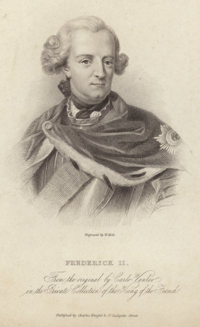 King Frederick II of Prussia by English School