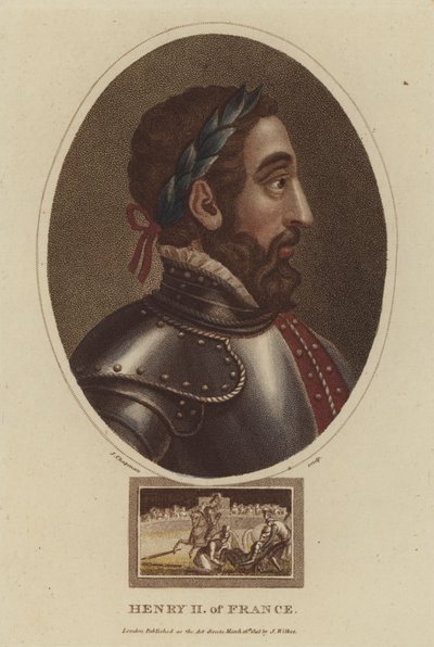 King Henry II of France by English School
